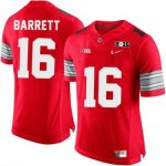 Men's NCAA Ohio State Buckeyes J.T. Barrett #16 College Stitched Diamond Quest 2015 Patch Authentic Nike Red Football Jersey GI20T87EK
